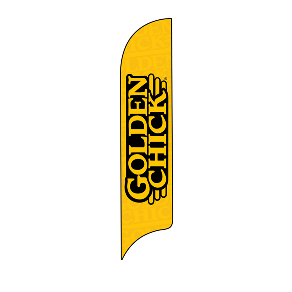 15' Golden Chick Logo AdverSail Flag