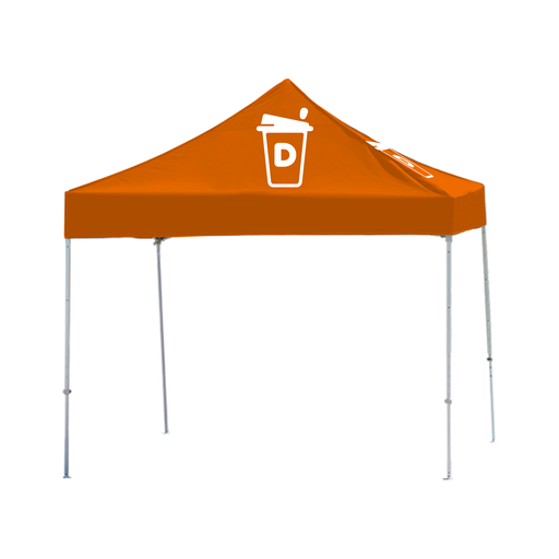 10' x 10' Dunkin' Donuts Orange & White Logo Tent Topper