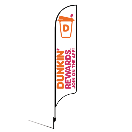 Kit for 15' Dunkin' Donuts White Rewards AdverSail
