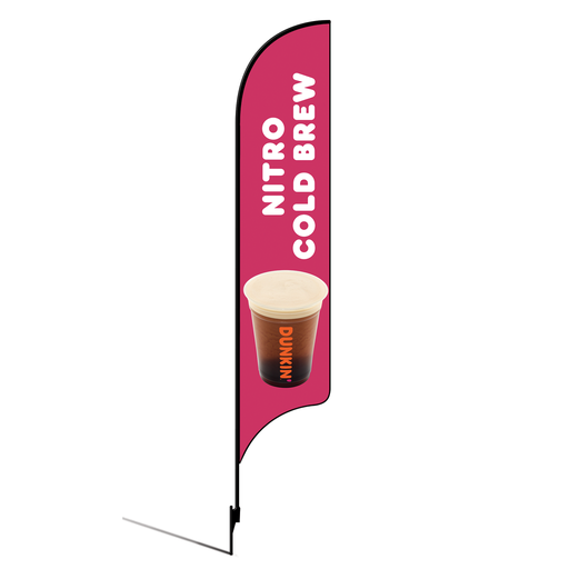 Kit for 15' Dunkin' Donuts Pink Nitro Cold Brew AdverSail