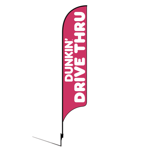 Kit for 15' Dunkin' Donuts Pink Drive Thru AdverSail Flag