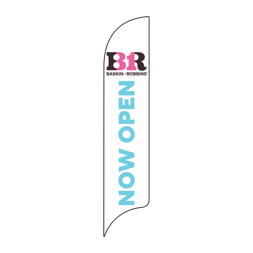 15' Baskin Robbins Now Open AdverSail Flag